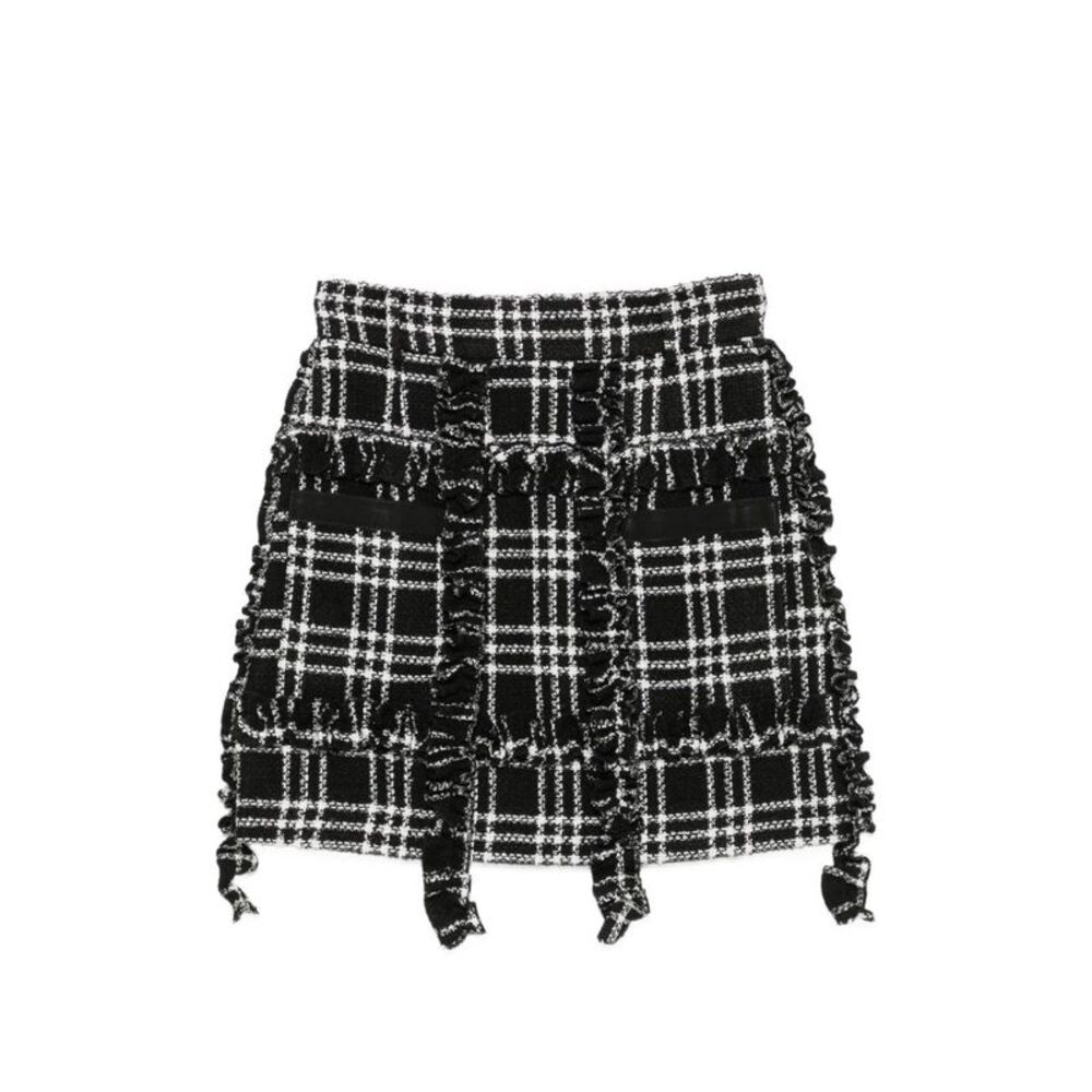 Alessandro Enriquez Women Checked Short Skirt